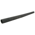The Radiator Hose - S.56012 by Sparex is a black spiral-wound conduit tube reinforced with Rayon cord for added durability. This EDPM rubber hose features a smooth surface and is slightly tapered at one end, set against a white background.
