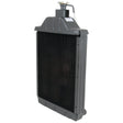 Vertical rectangular Sparex Radiator - S.40096 with a dark heat exchanger core and a metal frame. The radiator has a cap on top with an attached lever and a label.