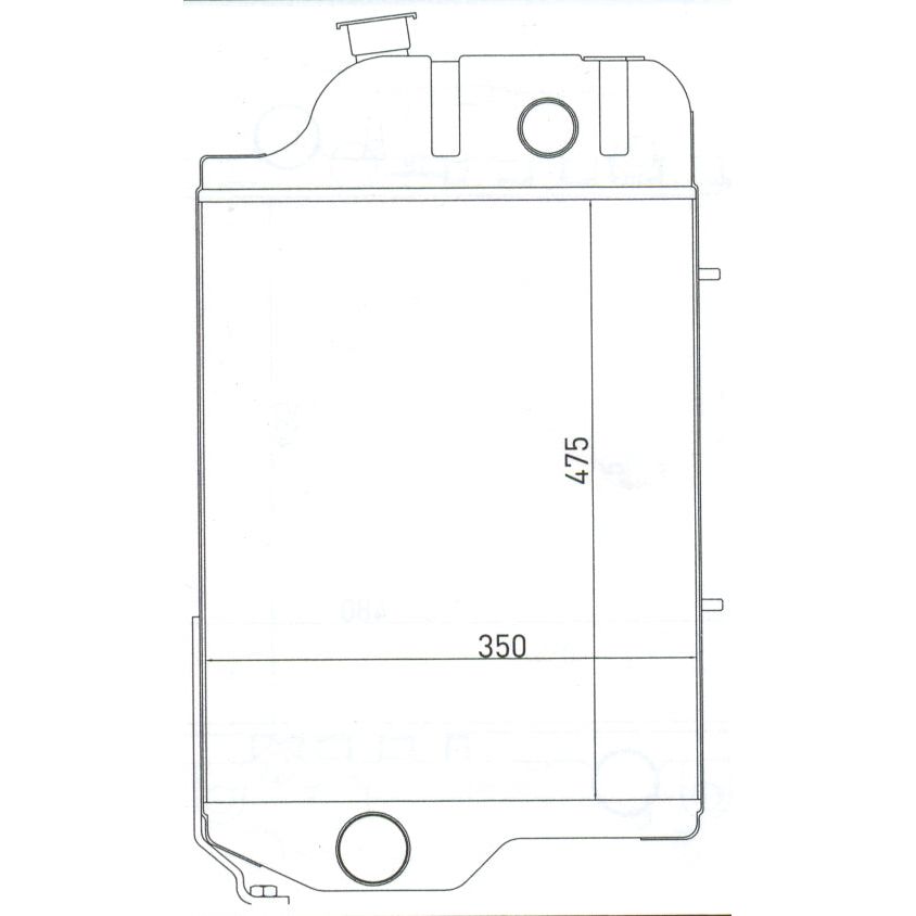 Radiator
 - S.67880 - Massey Tractor Parts