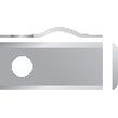 A metallic utility blade with a straight edge, a circular hole (Ø21mm) near one end, and a curved top designed to fit Rasspe Fasteners.
Rewritten Sentence: A stepped mower blade measuring 106 x 47x3mm, featuring a Ø21mm circular hole near one end and curved top edges, designed specifically for RH & LH applications as replacements for PZ, Claas, Krone, Massey Ferguson, Pottinger, Marangon, Kverneland,Taarup,and Vicon models.