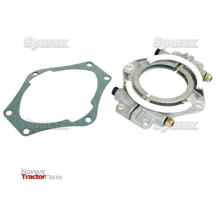 A Rear Crankshaft Seal Assembly and a tractor part are displayed next to each other. The text "Massey Tractor Parts" and "Sparex" is visible, highlighting the precision of the Rear Crankshaft Seal Assembly (Sparex Part No.S.41494) alongside the quality tractor components.