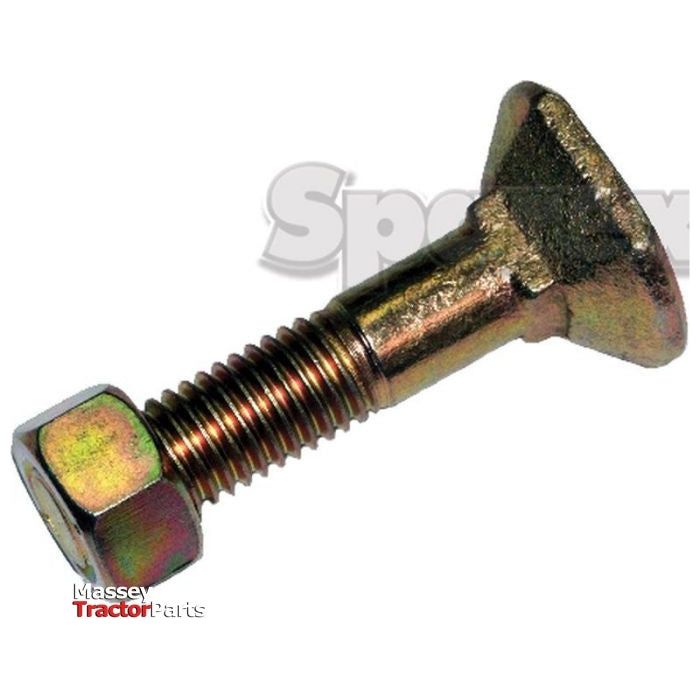 Rectangular Head Bolt With Nut (TRCC) - M12 x 60mm, Tensile strength 12.9 (25 pcs. Box)
 - S.21420 - Farming Parts