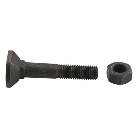 Rectangular Head Bolt With Nut (TRCC) - M12 x 80mm, Tensile strength 12.9 (6 pcs. Agripak)
 - S.21476 - Farming Parts
