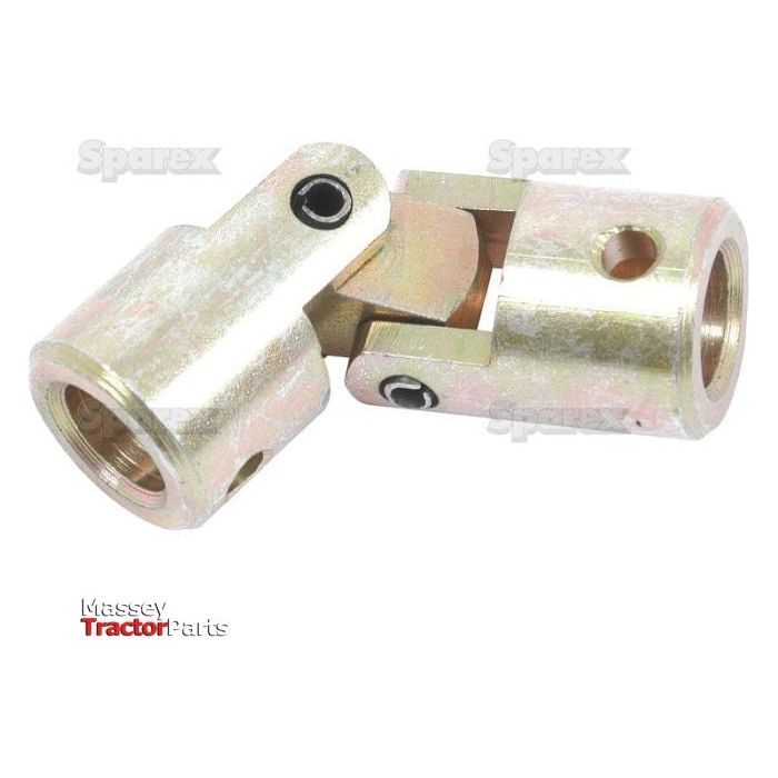 Close-up image of a Levelling Box Remote Drive Coupling Pin with a 25mm diameter and an overall length of 73mm, commonly used in mechanical assemblies for Massey Ferguson tractors. The text reads "Massey Tractor Parts" and "Sparex Part No. S.42529".