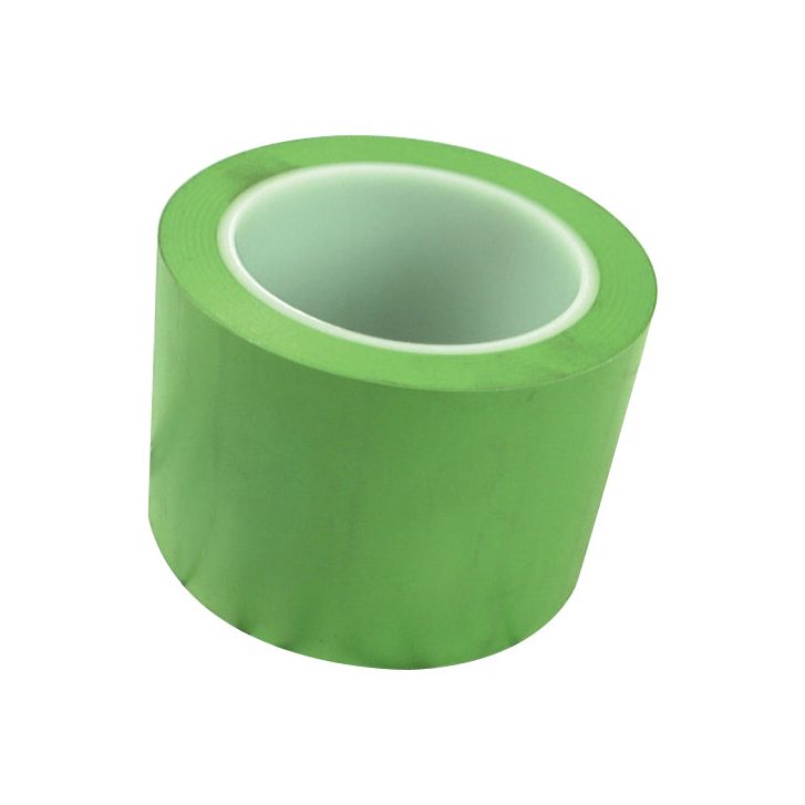 A green roll of Sparex Repair Tape for Silage Sheeting, measuring 75mm in width and 33 meters in length, with a white inner core.