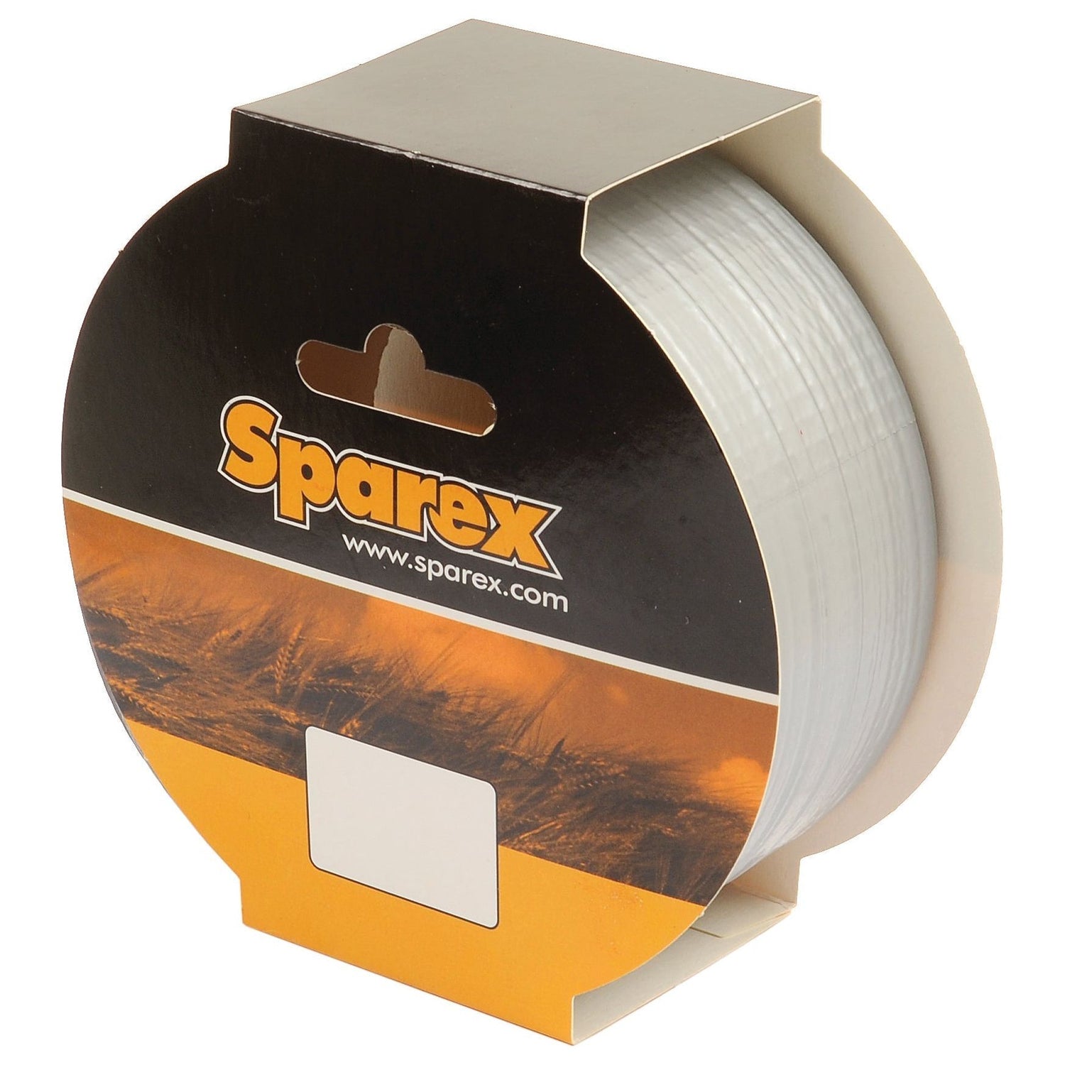 A roll of Sparex brand Repair and Protection Tape, measuring 75mm in width by 50m in length with packaging, suitable for all your fencing needs.