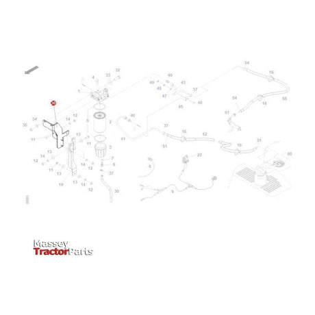 Retainer - H725200060180 | OEM |  parts | Fuel-Fendt-Engine & Filters,Farming Parts,Pre Cleaners,Tractor Parts