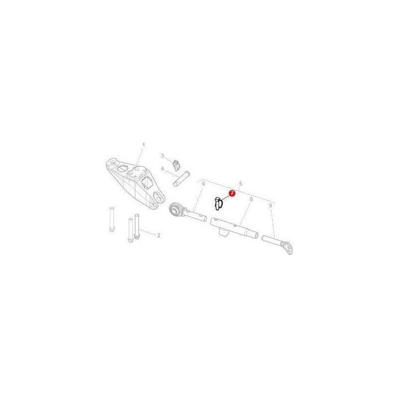 Massey Ferguson Retaining Pin - 3798067M91 | OEM | Massey Ferguson parts | Linkage-Massey Ferguson-Farming Parts,Linkage,PTO & Linkage,Stabilisers,Tractor Parts