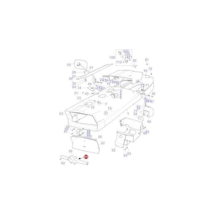 Retaining Washer - 827901M1 - Massey Tractor Parts