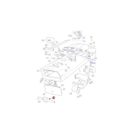 Retaining Washer - 827901M1 - Massey Tractor Parts