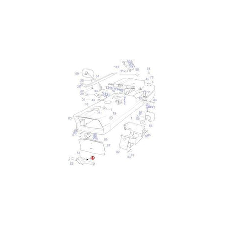 Retaining Washer - 827901M1 | OEM |  parts | Grilles & Cowls-Massey Ferguson-Bonnets & Components,Cabin & Body Panels,Farming Parts,Tractor Body,Tractor Parts