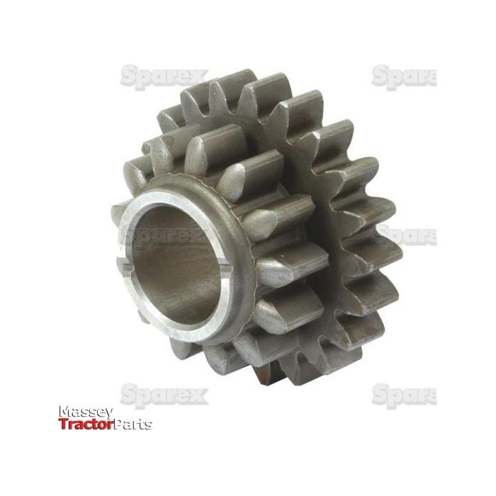 A Reverse Gear with 13 and 21 interlocking teeth, commonly used in mechanical or industrial machinery. The image features logos for Massey Tractor Parts and Sparex in the background, suggesting it is suitable for applications such as a Massey Ferguson 1080 or a Landini 5830. The gear is identified by Sparex Part No.S.40788.