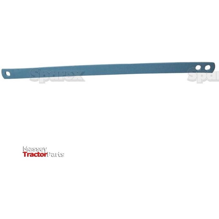 A blue rigid stabiliser bar featuring two holes, each with a diameter of 22mm, labeled "Sparex" and "Massey Tractor Parts." The part is identified as Sparex Part No. S.178 and measures 836mm in length.