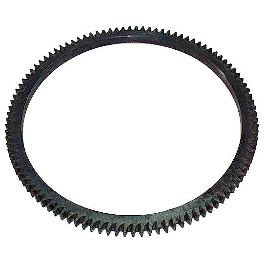 A circular metal gear ring with evenly spaced teeth along the outer edge and a precise Sparex S.43934 measurement, ensuring compatibility.