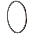 The Sparex Ring Gear - S.7867, a rusty metal gear with teeth along its outer edge, is set against a white background and features a 126 gear width.