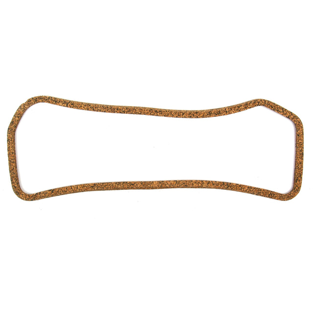 Introducing the Sparex Rocker Cover Gasket - 3 Cyl. (Part No. S.40630), a flat, rectangular cork gasket with rounded corners and a slightly irregular shape, ideal for use with Perkins Engine components.
