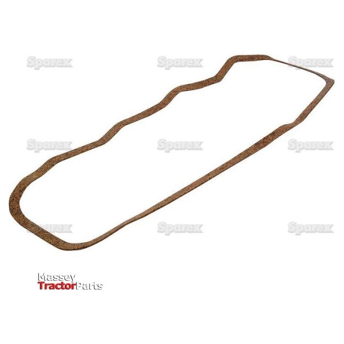 An image of a Sparex Rocker Cover Gasket - 4 Cyl. (Part No. S.57686) for a Massey Ferguson tractor on a plain white background. The gasket, labeled "Sparex" repeatedly, ensures compatibility with IH Case Engine Models.