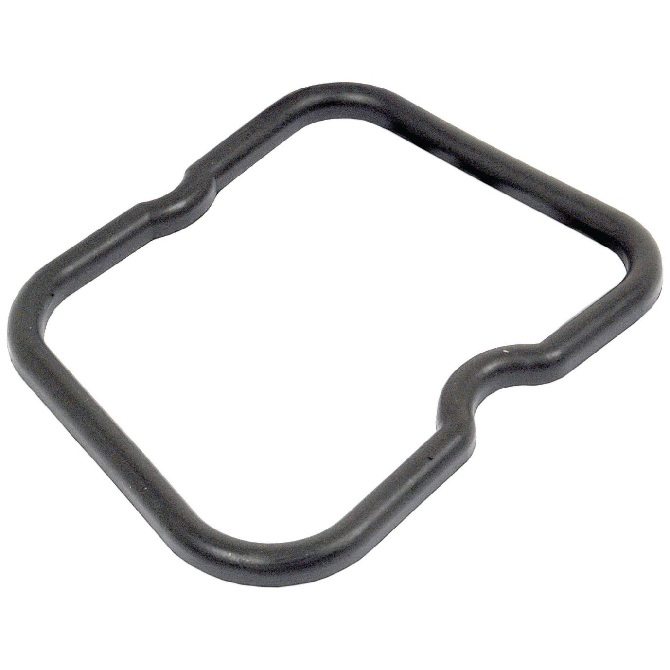 Rectangular black rubber Rocker Cover Gasket with two indentations on opposite sides, compatible with International Harvester equipment. This is Sparex Part No. S.59504 by Sparex.