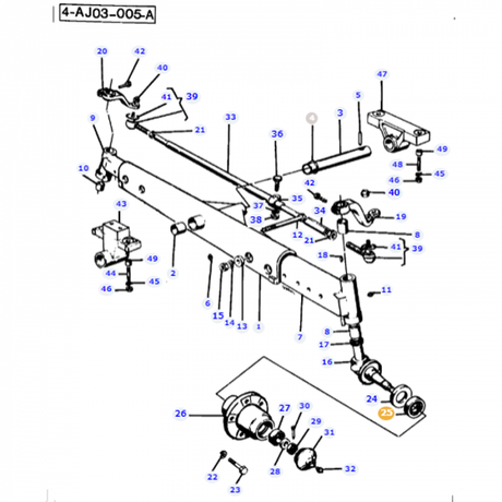 Roller Bearing - 70272712 - Massey Tractor Parts