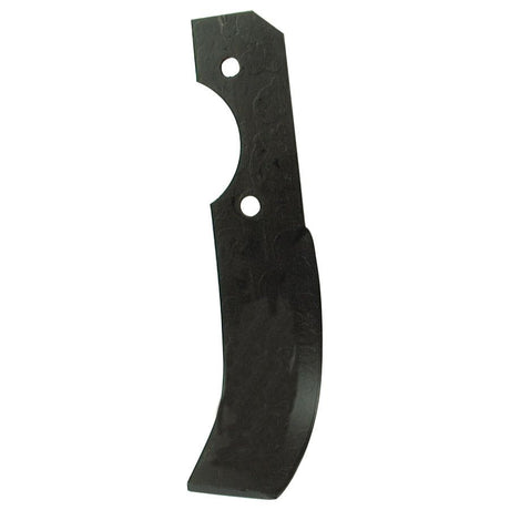 Rotavator Blade Curved LH 60x6mm Height: 290mm. Hole centres: 90mm. Hole⌀: 12.5mm. Replacement for Pegoraro
 - S.27373 - Massey Tractor Parts