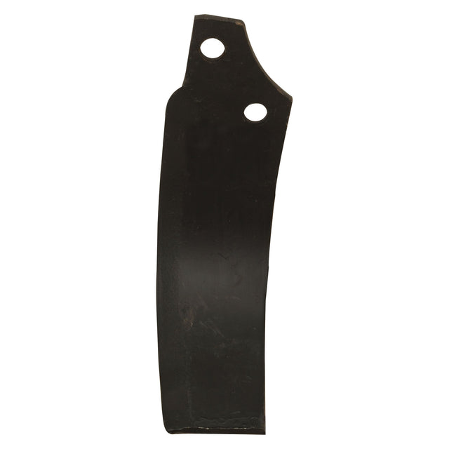 Rotavator Blade Curved RH 60x6mm Height: 194mm. Hole centres: 44mm. Hole⌀: 12.5mm. Replacement for Maschio
 - S.21986 - Massey Tractor Parts