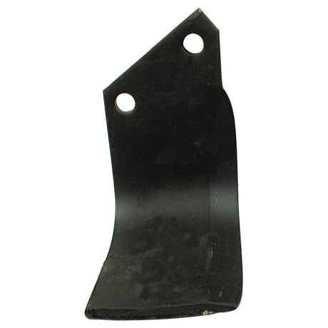 Rotavator Blade Square LH 100x10mm Height: 202mm. Hole centres: 76mm. Hole⌀: 16.5mm. Replacement for Horsch, Howard
 - S.27435 - Massey Tractor Parts