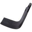 A black, L-shaped metal object with rounded corners and two holes at one end, possibly a tool or part of a machine, designed for Maschio compatibility.
Rewritten sentence using product data:
A Sparex Rotavator Blade Square RH 80x8mm Height: 215mm with hole centers at 56mm and a hole diameter of 14.5mm, specifically crafted as a replacement for Maschio models and fitting as part number S.77272 (originally 01110428).