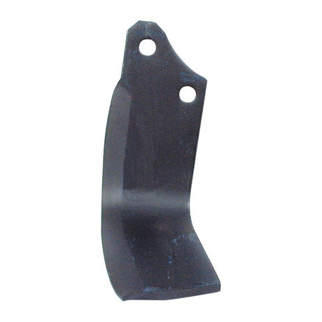 Rotavator Blade Square RH 80x8mm Height: 215mm. Hole centres: 56mm. Hole⌀: 14.5mm. Replacement for Maschio
 - S.77272 - Massey Tractor Parts