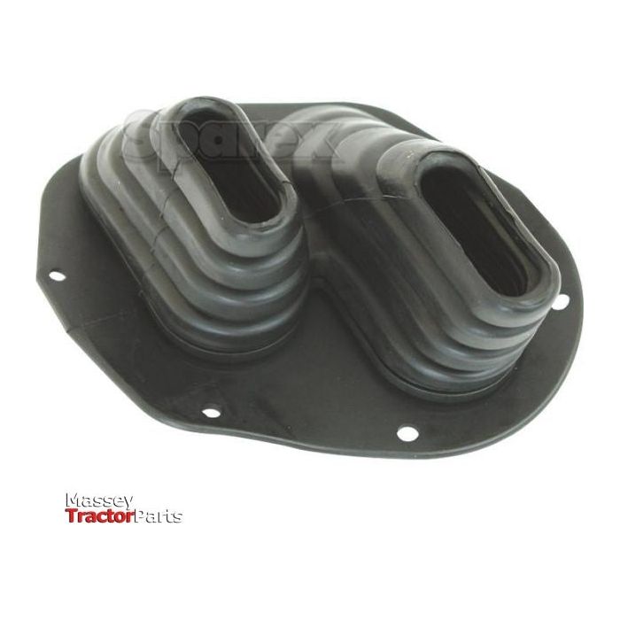 The Sparex Rubber Boot for Gear Lever, Part No. S.58950, is a black rubber gear shift boot designed for agricultural machinery and compatible with Ford New Holland models.