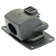 The Sparex Starter Boot, part number S.67468, is a black plastic automotive sensor bracket featuring a mounting base and connector port, designed for securing and connecting sensors in vehicles such as Case IH International Harvester or Massey Ferguson TE20 tractors.
