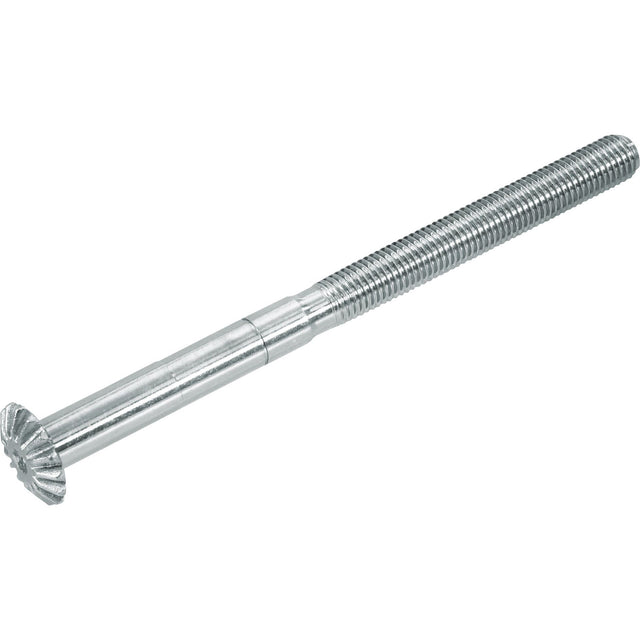 The Levelling Box Shaft 3/4 UNC Splines 15 (Sparex Part No. S.237) is a threaded metal bolt with a round, ridged head, a partially smooth shaft, and specific thread length from the Sparex brand.
