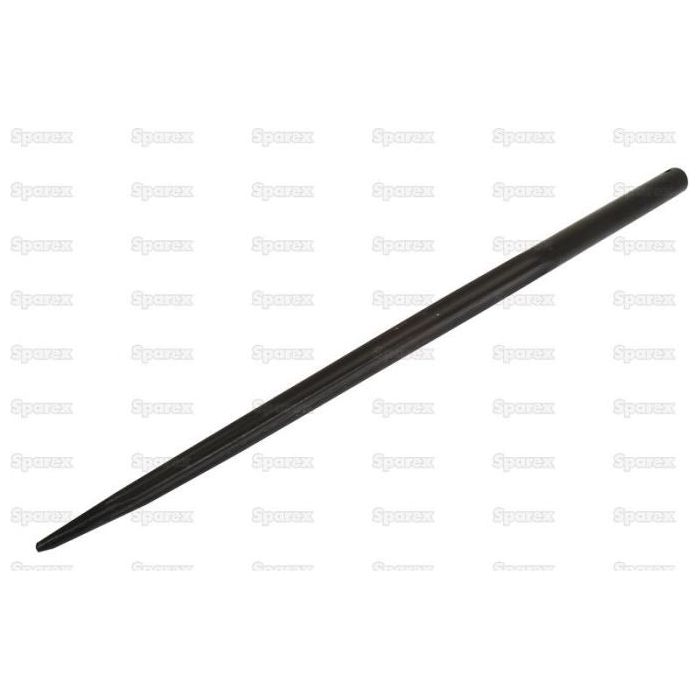 The Sparex Loader Tine - Straight 760mm (Star) - S.21511 is a metallic round file with a star profile used for sharpening or shaping tools and materials, featuring a maximum tine diameter of 35mm.