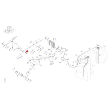 Screw Neck - X592501200000 - Massey Tractor Parts