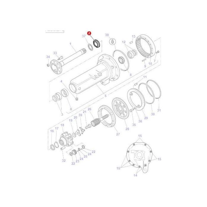 Seal - 4305912M1 - Massey Tractor Parts