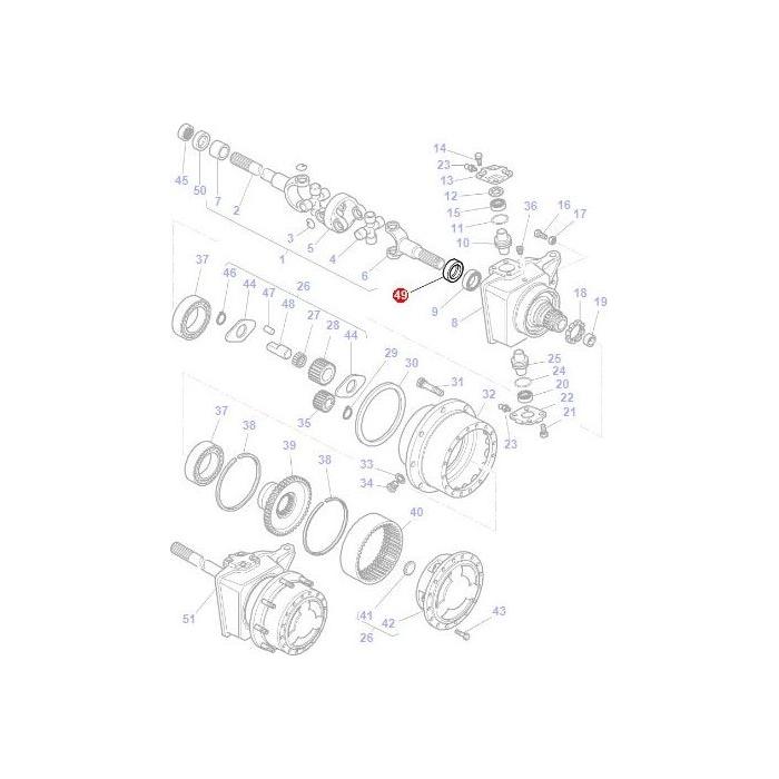 Seal Final Drive - 3785500M1 - Massey Tractor Parts