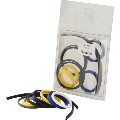 A Sparex Seal Kit (Part No. S.12911) with various colored rings in a clear plastic package. Several rings are also laid out in front of the package, showcasing the assortment.