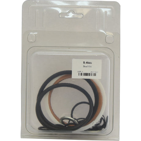 Sealed package containing an O Ring Kit (Sparex Part No. S.4588) with various sizes of black and brown rubber O rings. A label with product details is attached to the front of the package, suitable for Ford / New Holland equipment, branded under Sparex.