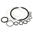 A set of black and white rubber O-rings of varying sizes from the Sparex Seal Kit (Sparex Part No. S.57320), arranged in a circular pattern on a white background, ideal for sealing needs.