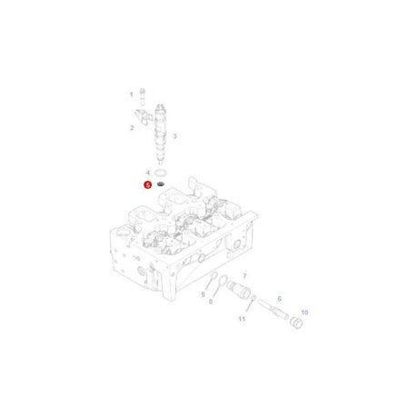Sealing Washer - F946201710140 - Massey Tractor Parts