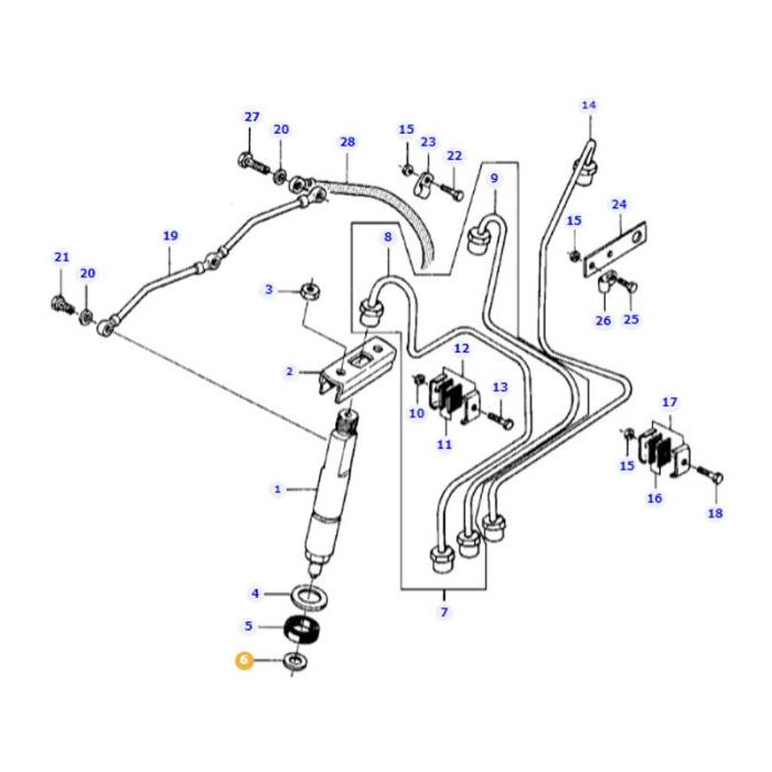 Sealing Washer - V899901495 - Massey Tractor Parts