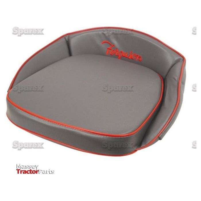Seat Cushion - Grey with Red Trim
 - S.43964 - Farming Parts