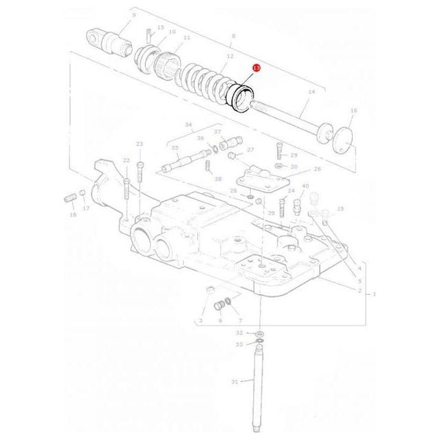 Seat Draft Control - 886351M2 - Massey Tractor Parts