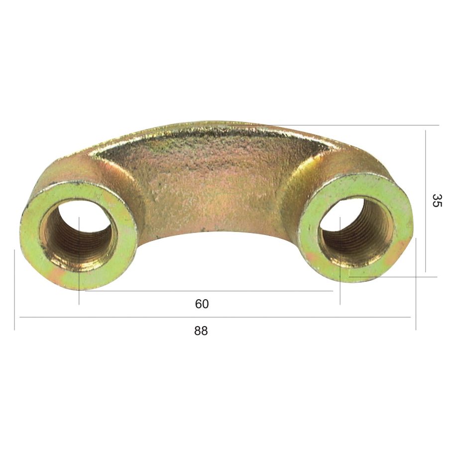 Securing Plate M16 x 1.50. Hole centres: 60mm.
 - S.77287 - Massey Tractor Parts