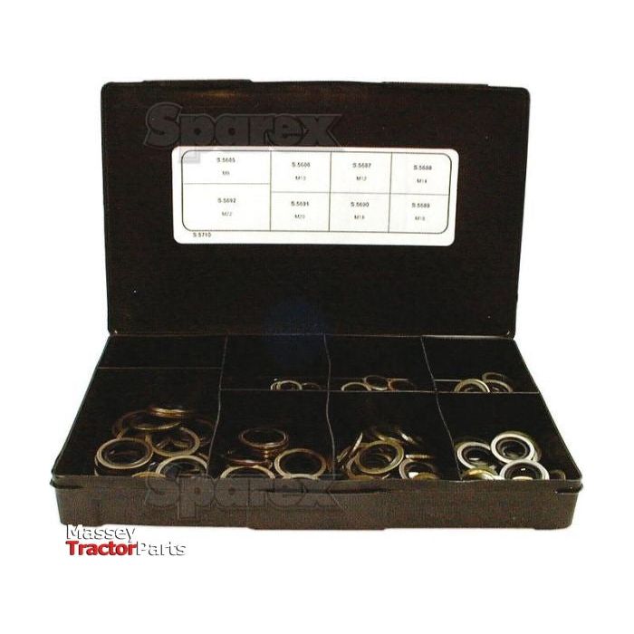 Self centering Bonded Seal 8-22mm (Handipak 145 pcs.) - S.5710 - Farming Parts