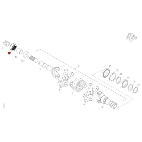 Shaft Seal - X550096901000 - Massey Tractor Parts