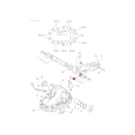 Shim 0.20mm - 3715664M1 - Massey Tractor Parts