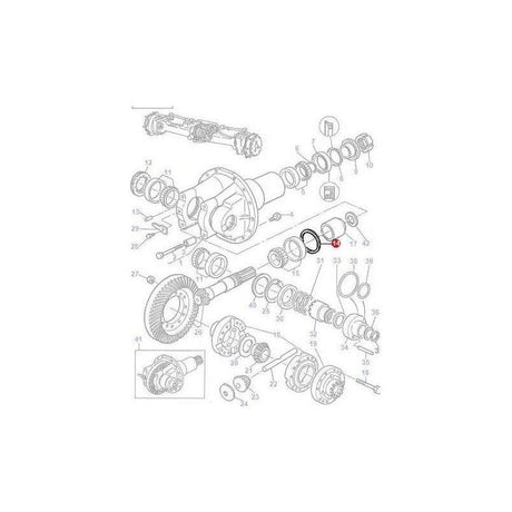 Massey Ferguson Shim - 342892 | OEM | Massey Ferguson parts | Axles & Power Transmission-Massey Ferguson-2WD Parts,Axle Spindles & Components,Axles & Power Train,Farming Parts,Front Axle & Steering,Tractor Parts