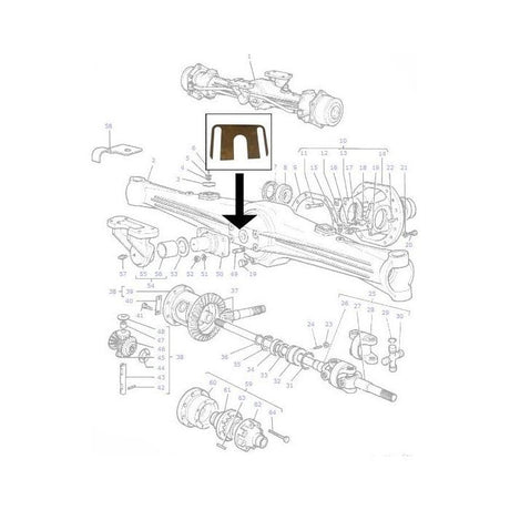 Shim - 3599063M1 - Massey Tractor Parts