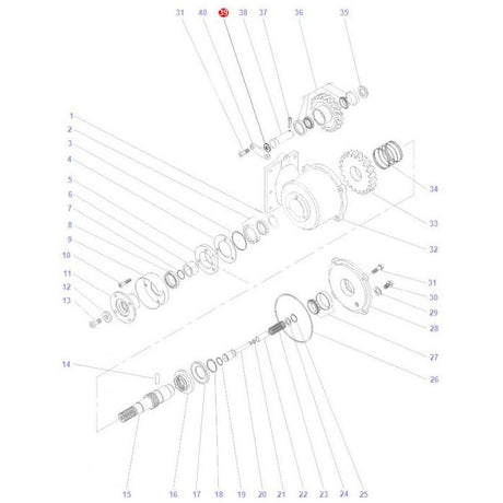 Shim - 3612632M1 - Massey Tractor Parts