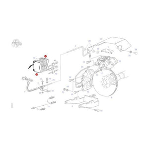 Fendt Shim - F198104072020 | OEM | Fendt parts | Hand Brakes-Fendt-2WD Parts,Axle Spindles & Components,Axles & Power Train,Brakes,Calipers,Cylinders & Components,Farming Parts,Front Axle & Steering,Tractor Parts